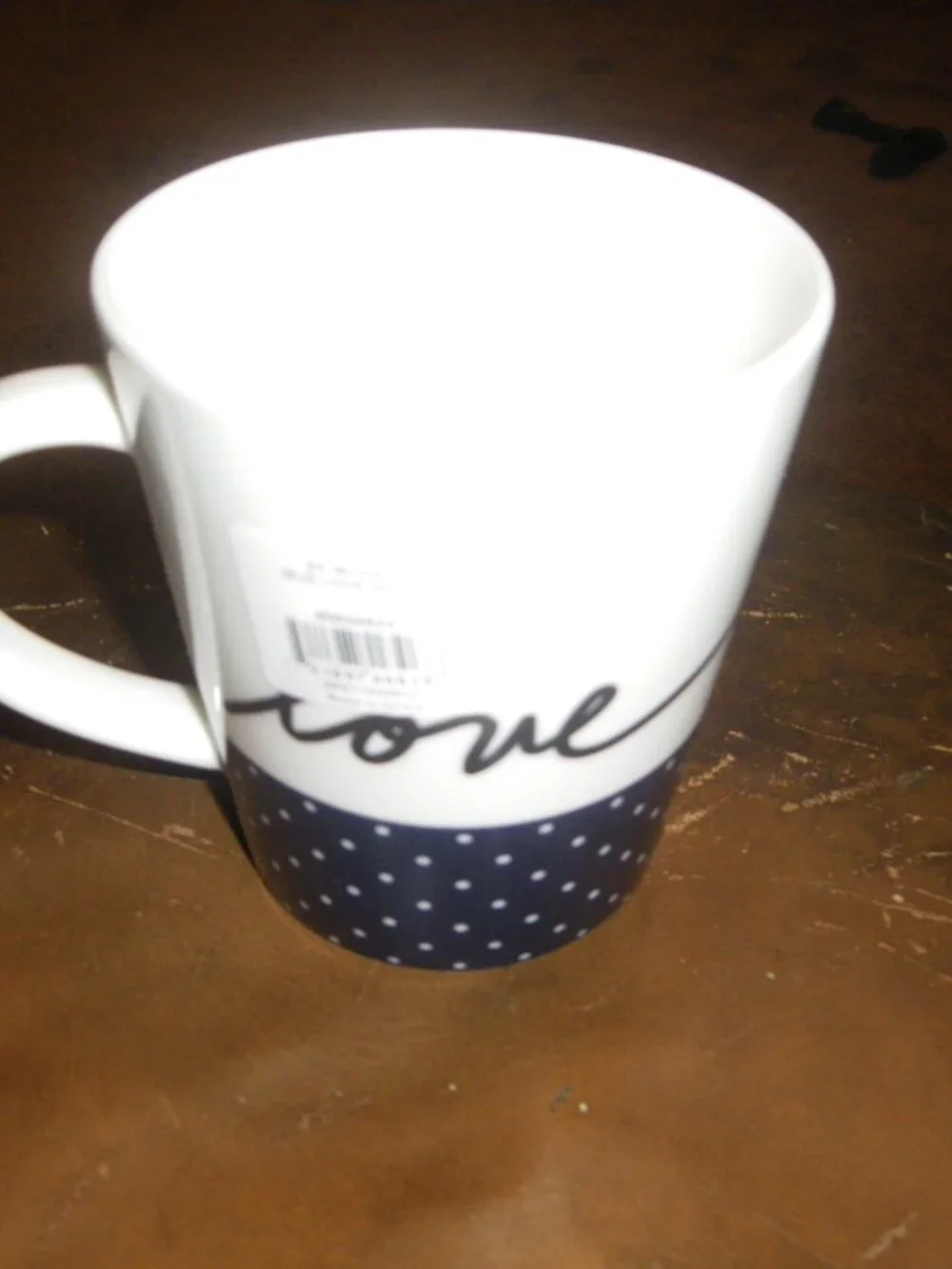ED Ellen Degeneres by Royal Doulton London “Love” Coffee Tea Ceramic Mug